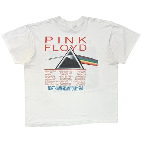 PINK FLOYD NORTH AMERICAN TOUR 1994 BOOTLEG WHITE FITS XL 7790