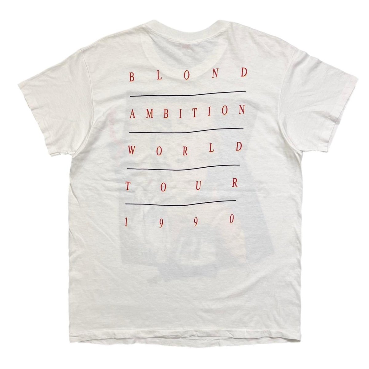 ビンテージMadonna Blond Ambition T1990年hanes MADONNA BLOND AMBITION WORLD TOUR 1990 Hanes XL