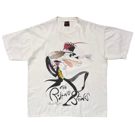 THE ROLLING STONES 1994 Gerald Scarfe WHITE BROCKUM XL 9116