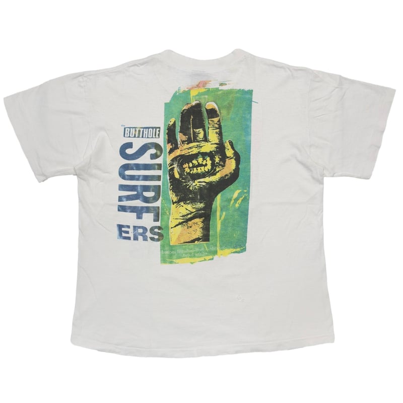 BUTTHOLE SURFERS HAND EYE WHITE GIANT BY TEEJAY