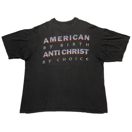 MARILYN MANSON AMERICAN BY BIRTH ANTI CHRIST BY CHOICE TEE EURO XL 0086