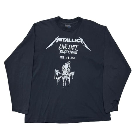 METALLICA LIVE SHIT BINGE&PURGE LS SCREEN STARS XL 3960