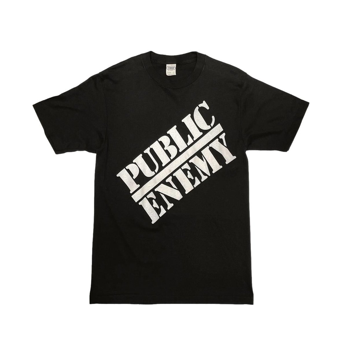 PUBLIC ENEMY 80s TARGET TEE CHED LARGE MADE IN 