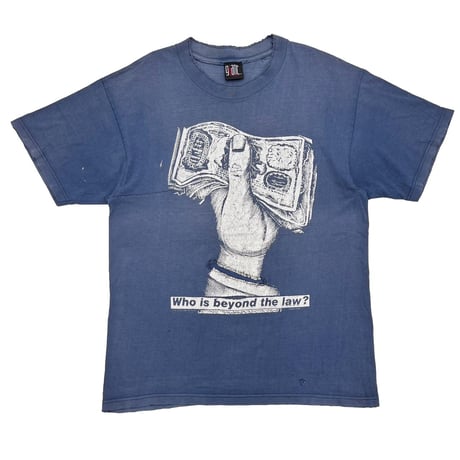 RAGE AGINST THE MACHINE 1997 Who is beyond the law ? BARBARA KRUGER NAVY GIANT FITS XL 7237