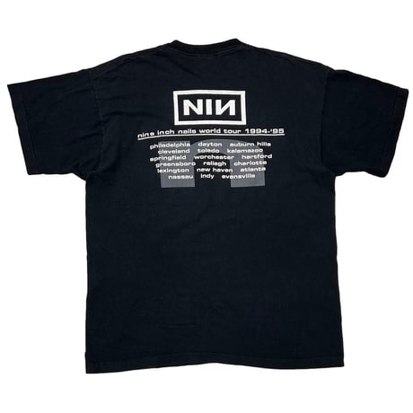 NINE INCH NAILS the downward spiral WORLD TOUR 94-95 FRUIT OF THE LOOM XL 6926