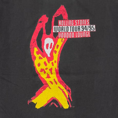 THE ROLLING STONES VOODOO LOUNGE LIP & TONGUE FADED BROCKUM LARGE 7657