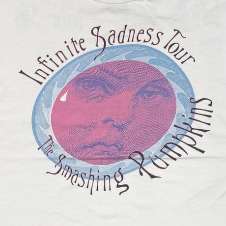 THE SMASHING PUMPKINS INFINITE SADNESS TOUR '96 WHITE TULTEX XL 3047