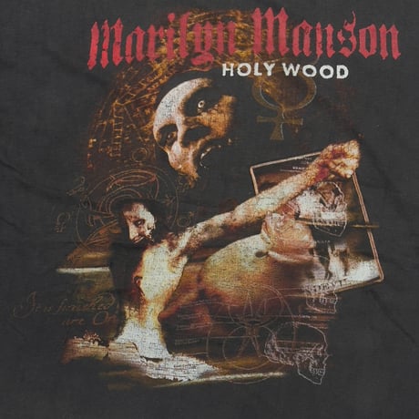 MARILYN MANSON HOLY WOOD GUNS GOD AND GOVERNMENT EUROPEAN TOUR FITS LARGE 3604