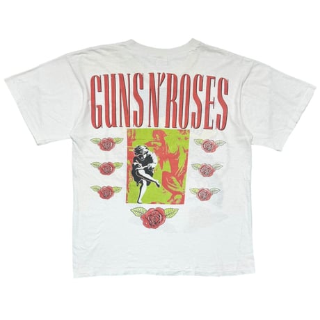 GUNS N' ROSES SKULL HAT BOOTLEG WHITE FITS XL 3152
