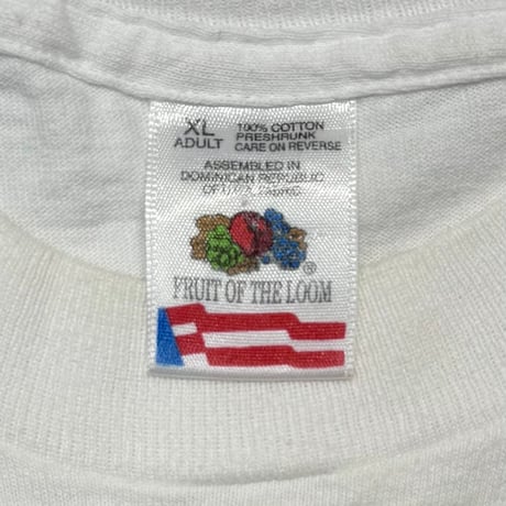 Budweiser 1996 3 FROGS SWIMWEAR WHITE FRUIT OF THE LOOM XL 5886