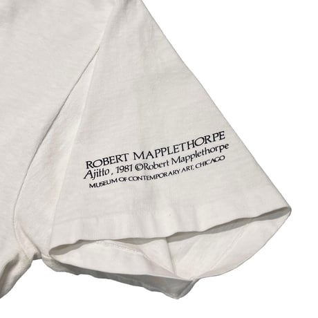 ROBERT MAPPLETHORPE 1981 AJITTO WHITE ONEITA XL 3538