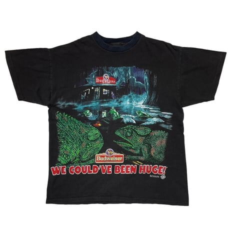 Budweiser CHAMELEON&FROG 1997 WE COULD'VE BEEN HUGE CHANGES LARGE 0367