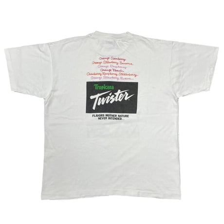 Tropicana TWISTER PORTRAIT "It violates the order of nature." WHITE FRUIT OF THE LOOM XL 0147