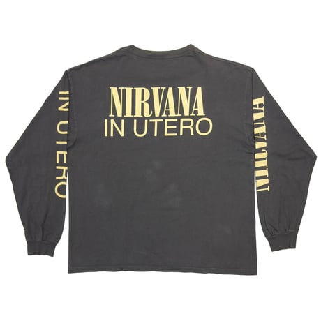 NIRVANA IN UTERO BOOTLEG LS BLACK LARGE 5333