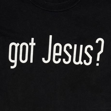 OLD & VINTAGE got Jesus ? BIG TEXT HANES XL 3683