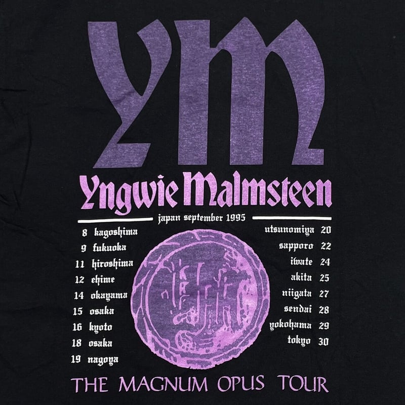 YNGWIE MALMSTEEN THE MAGNUM OPUS TOUR 1995 FRUI
