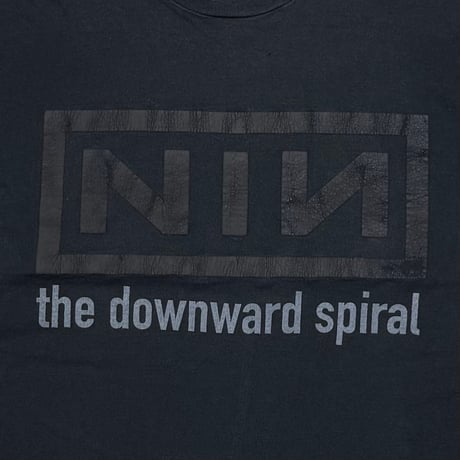 NINE INCH NAILS 1994 THE DOWNWARD SPIRAL SELF DESTRUCT LS FRUIT OF THE LOOM XL 3465