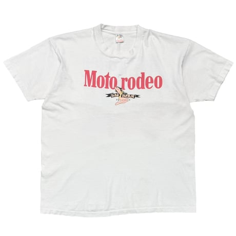 OLD&VINTAGE Marlboro PARODY MOTO RODEO WHITE FRUIT OF THE LOOM XL 8535
