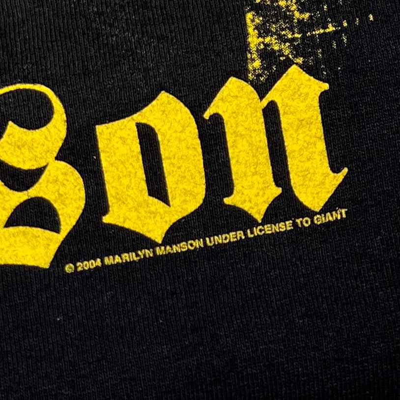 MARILYN MANSON 2004 AGAINST ALL GODS TOUR TENNE