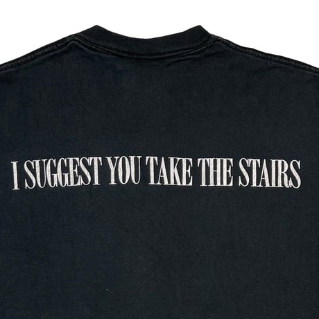 DISNEY VINTAGE MICKEY THE TWILIGHT ZONE TOWER OF TERROR DOUBLE SIDE BLACK XL 5105