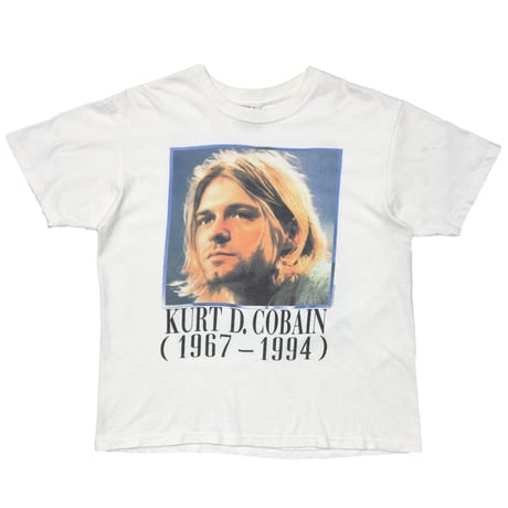 NIRVANA KURT COBAIN MEMORIAL PORTRAIT ADULT WHITE ACME FITS LARGE 9845