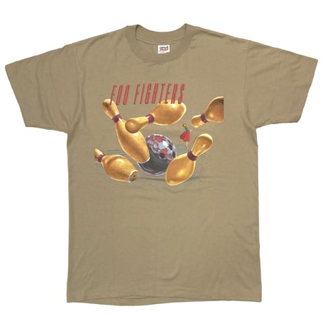 FOO FIGHTERS 1996 TOUR BEIGE ANVIL LARGE 0042