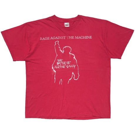 RAGE AGAINST THE MACHINE 2007 BATTLE OF ALPINE VALLEY RED TENNESSEE RIVER XL 1389
