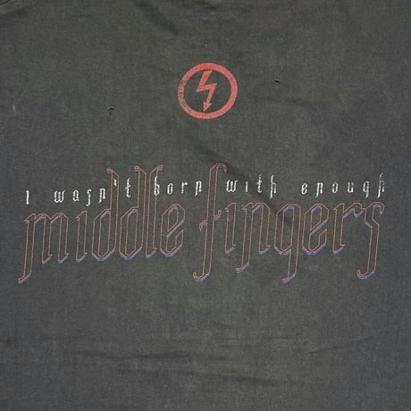 MARILYN MANSON MIDDLE FINGER MANSON TAG FITS XL 4521