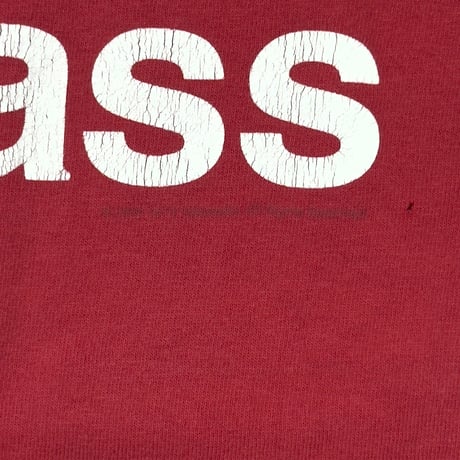 JACKASS MOVIE PROMO CART WHITE TEXT RED ALL SPORT LARGE 6895