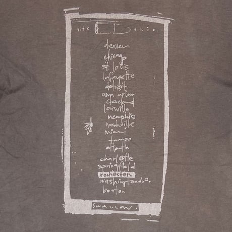 PEARL JAM 1993 freak FRUIT OF THE LOOM XL 9944