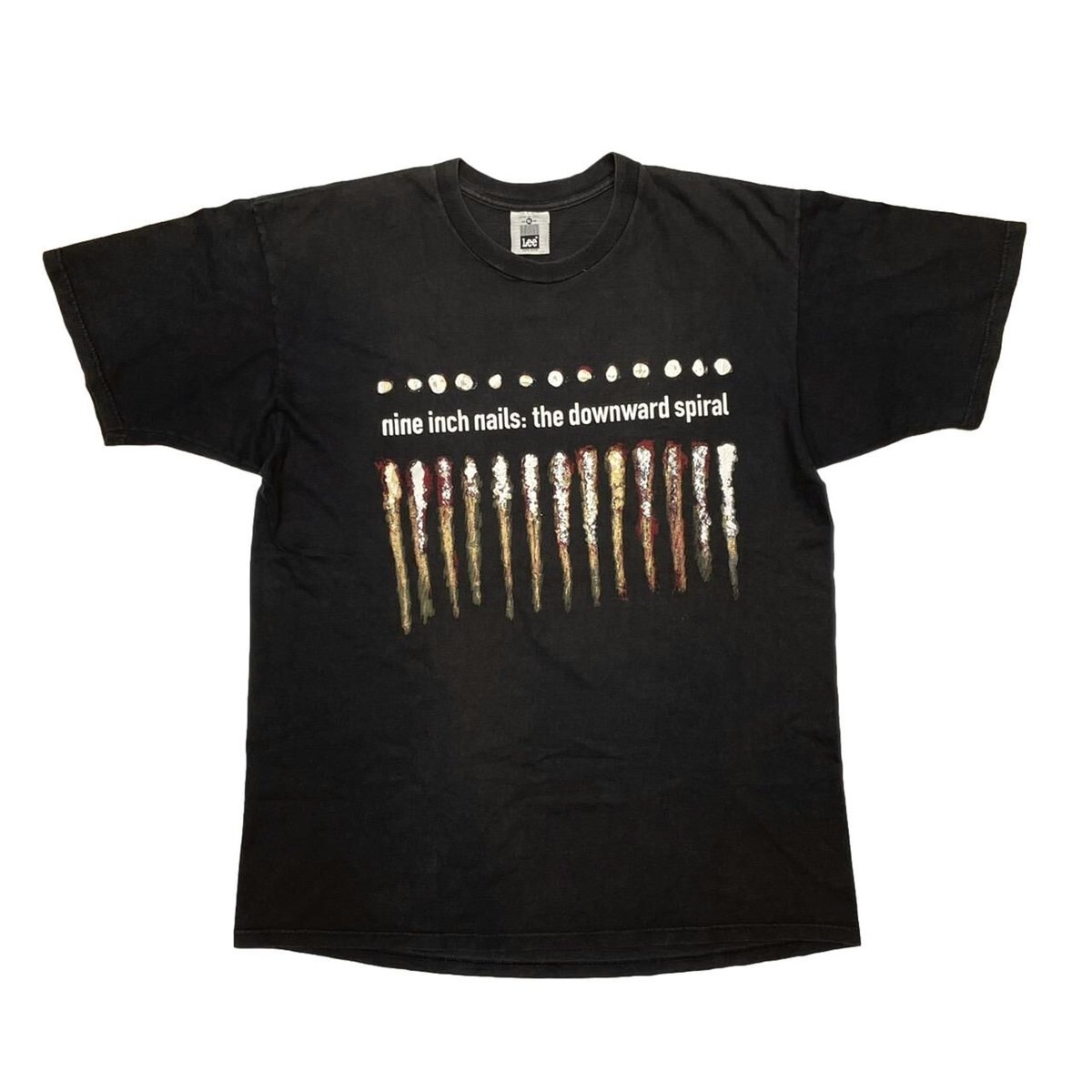 NINE INCH NAILS THE DOWNWARD SPIRAL LEE TAG XL NINE INCH NAILS THE DOWNWARD SPIRAL LEE TAG XL