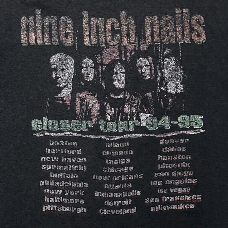 NINE INCH NAILS CLOSER TOUR 94-95 XL 9040 | gre
