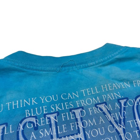 PINK FLOYD WISH YOU WERE HERE TIE DYE BLUE FITS XXL 6989