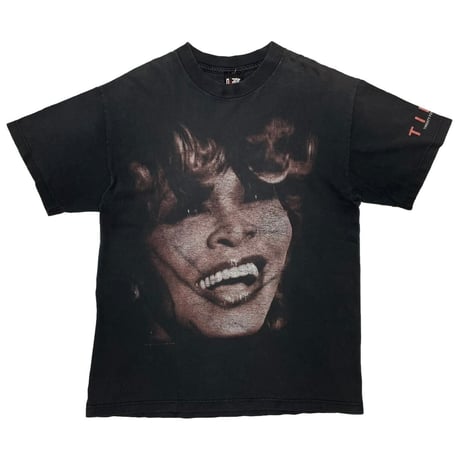 TINA TURNER TWENTY FOUR SEVEN TEE BLACK GIANT LARGE 5282