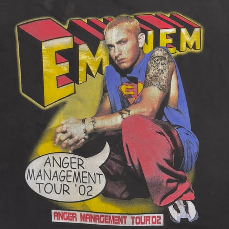EMINEM ANGER MANAGEMENT TOUR 2002 BLACK GILDAN XL 7219