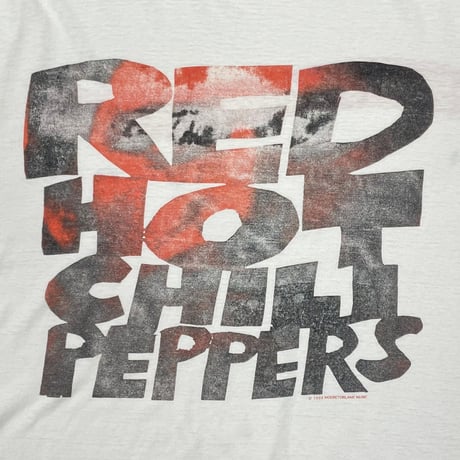 RED HOT CHILI PEPPERS 1995 HAMBURG WHITE FITS XL 5926