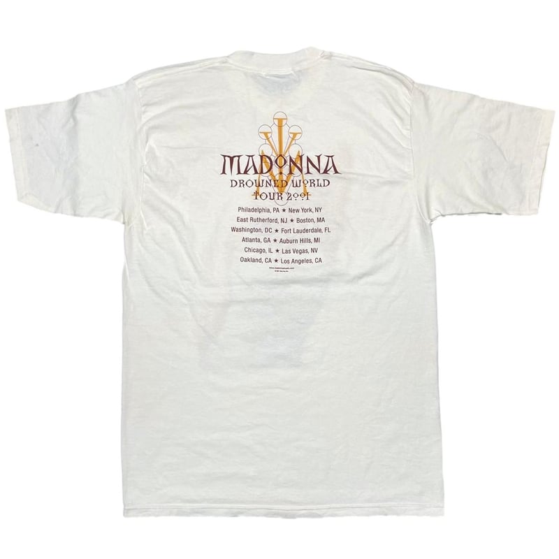 MADONNA 2001 DROWNED WORLD TOUR 2001 WHITE ALL