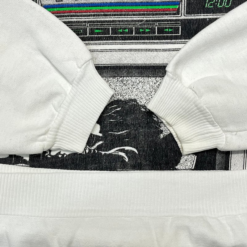 maxell GET BLOWN AWAY! CREWNECK SWEAT WHITE OSF