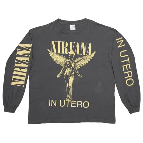 NIRVANA IN UTERO BOOTLEG LS BLACK LARGE 5333