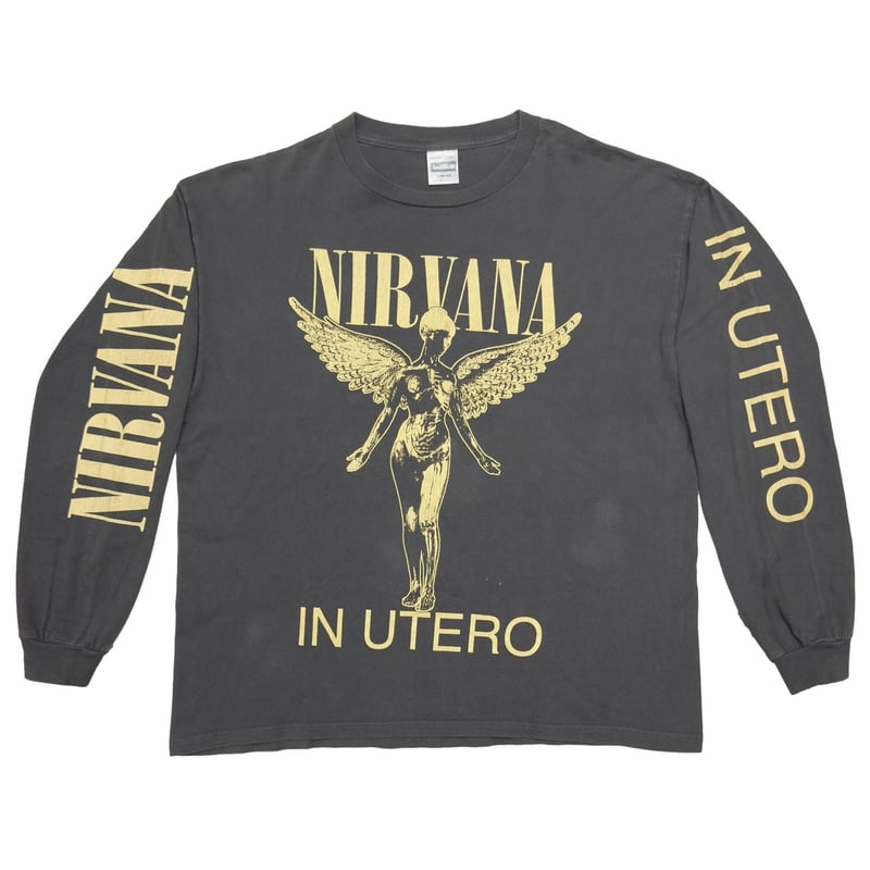 NIRVANA IN UTERO BOOTLEG LS BLACK LARGE 5333 |