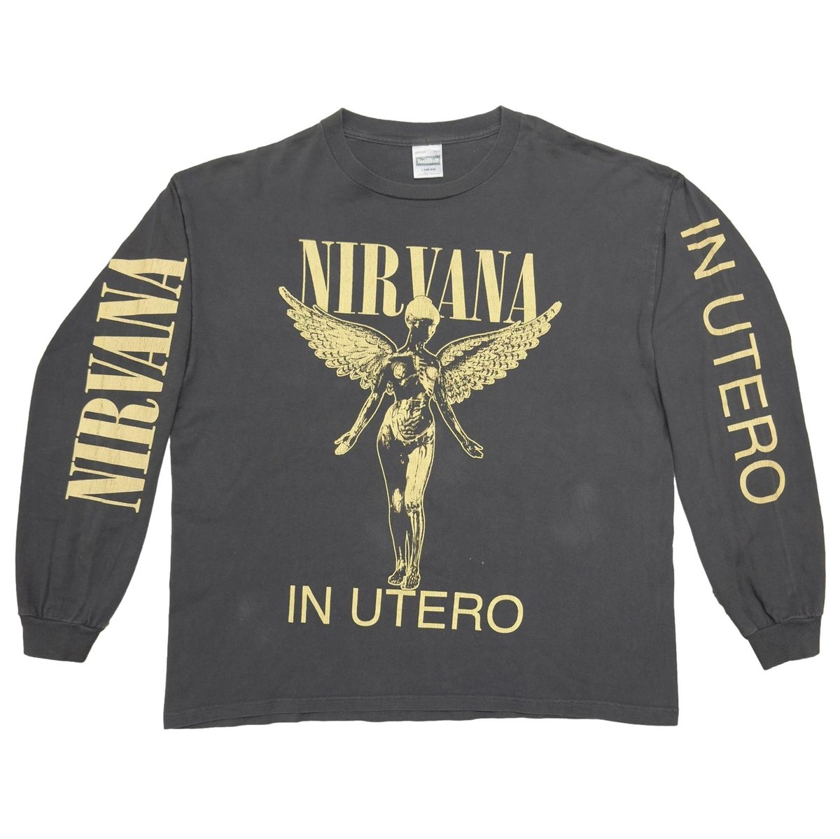 トップス NIRVANA IN UTERO SEXY ROBOT BOOTLEG LS NIRVANA IN