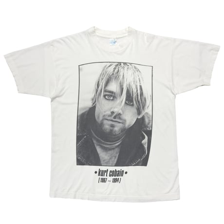 NIRVANA KURT COBAIN MEMORIAL WHITE BG XL 7364