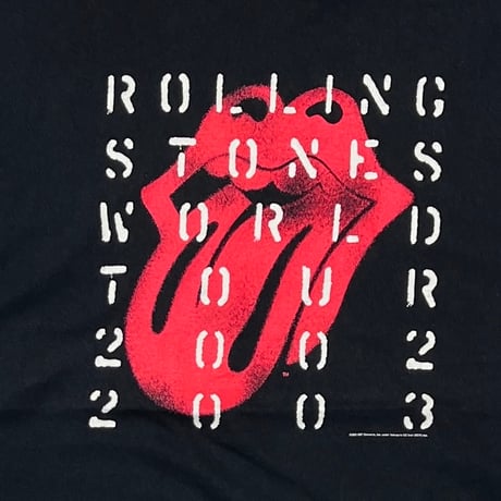 ROLLING STONES LIP & TONGUE 2002-2003 WORLD TOUR XXL 9297