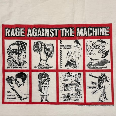 RAGE AGAINST THE MACHINE BARBARA KRUGER MULTI FITS XL-XXL 7762