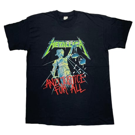 METALLICA AND JUSTICE FOR ALL EUROPE 1988 FITS XL 4404