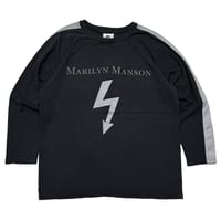 MARILYN MANSON ARROW RAGLAN JERSEY LINE LS WINTERLAND XL 8735