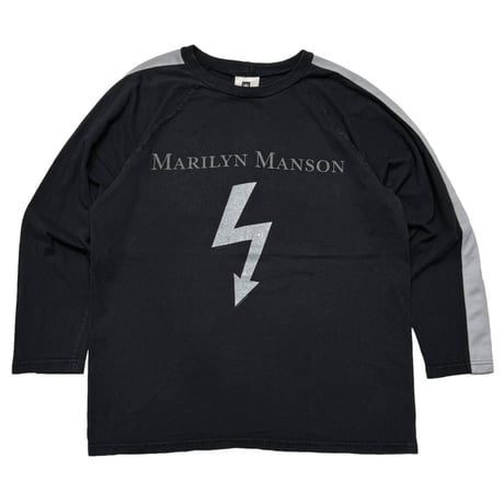 MARILYN MANSON ARROW RAGLAN JERSEY LINE LS WINTERLAND XL 8735
