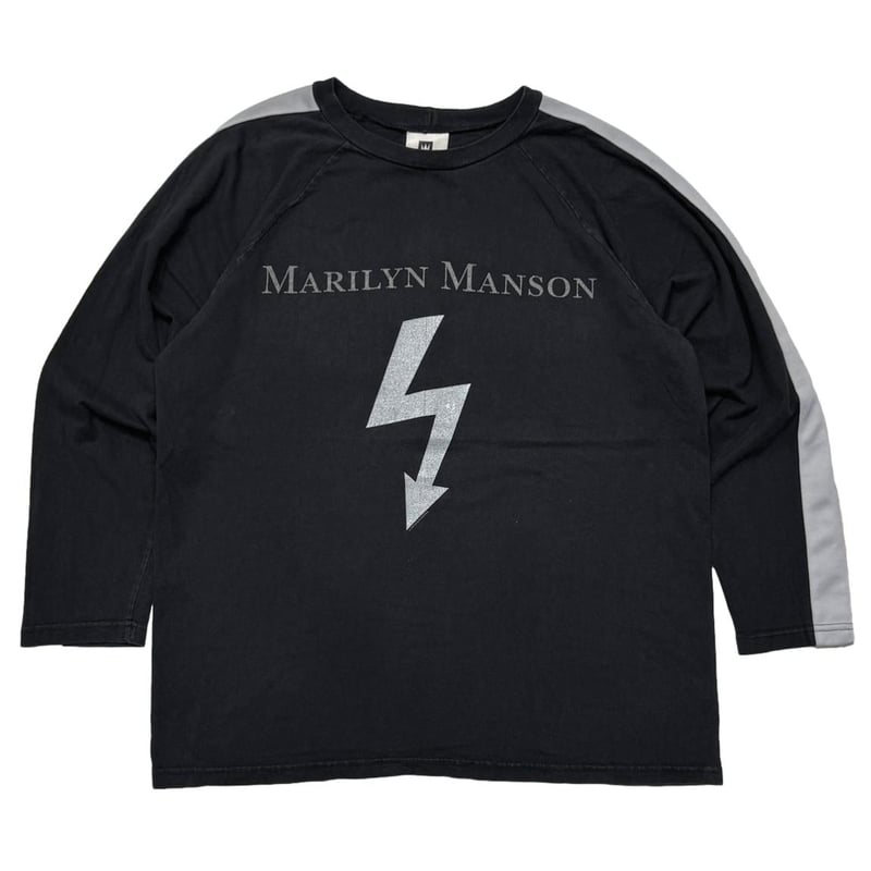 MARILYN MANSON ARROW RAGLAN JERSEY LINE LS WINT