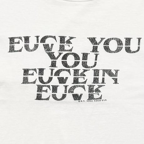 greatLAnd fuck love shirt / new vintage HANES MEDIUM 6039