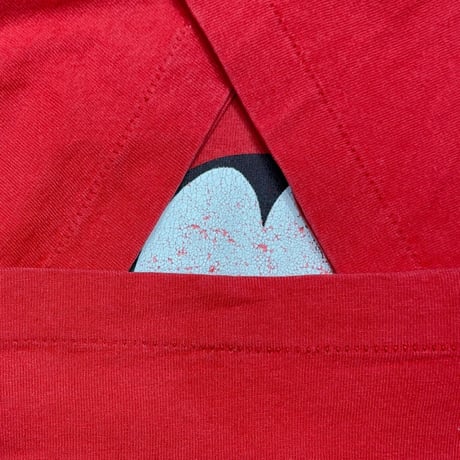 DISNEY VINATGE MICKEY MOUSE LINK PRINT RED FITS LARGE 4669